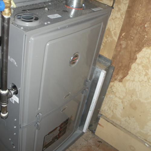 A picture of a Furnace for an HVAC system
